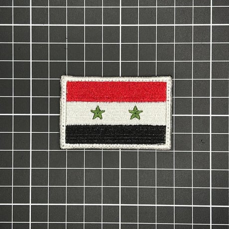 【Syria・シリア】国旗　地域旗　エンブレム　ベルクロワッペン