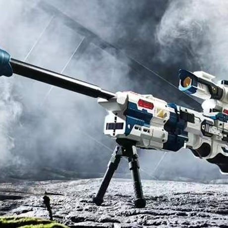 【NBK・K-SR02】スナイパーライフル型・変形ロボット玩具
