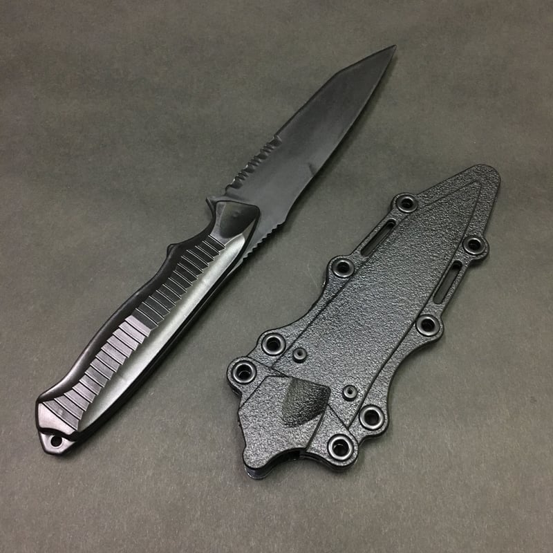 ブラック】ニムラバスタイプ ダミーナイフ ハードシース付 | 【臥龍