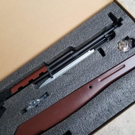 SKS風排莢モデルガン　銃剣付き
