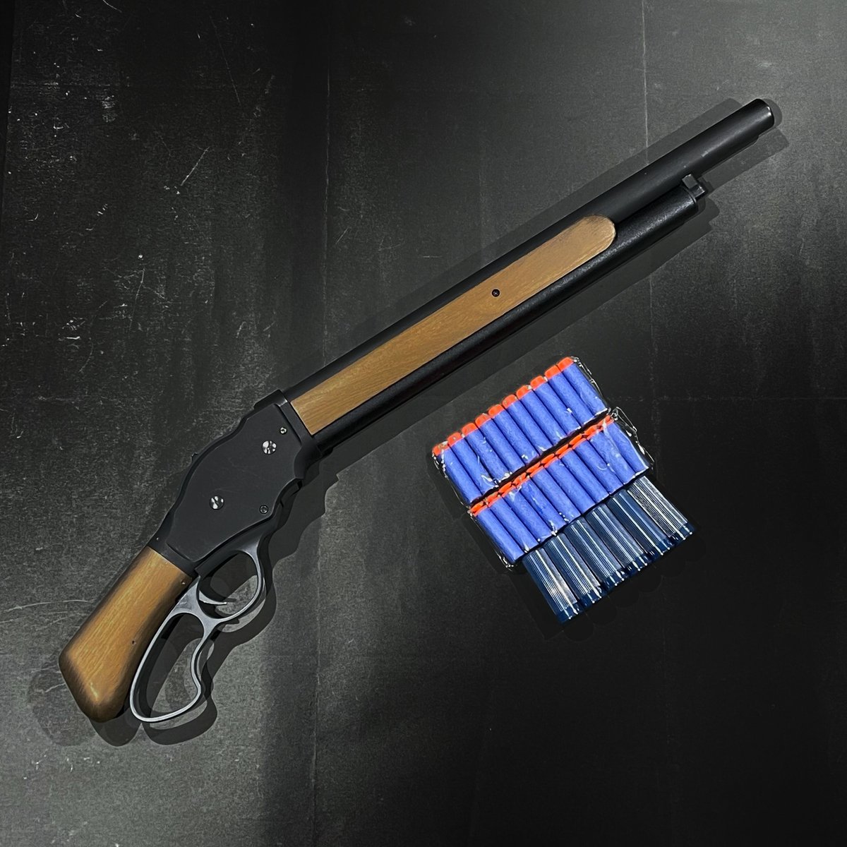 リアルウッド風塗装】UDL・1887スポンジダーツ・単発式レバー