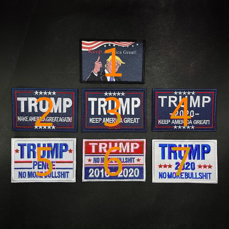 トランプ大統領2020』ベルクロワッペン | 【臥龍商店】輸入品