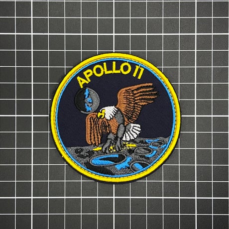 【アポロ11号】 APOLLO NASA 記念章　パッチ　ベルクロワッペン