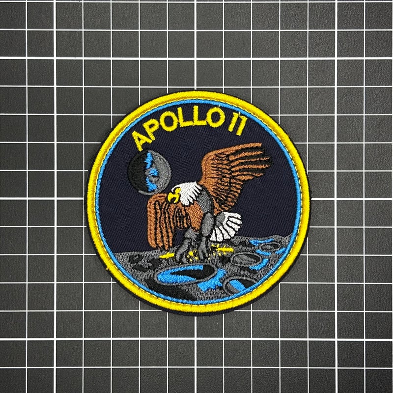 【新品未開封】【レア】NASAアポロエンブレム　ワッペン　１２枚セット アポロ1号】 APOLLO NASA 記念章 パッチ ベルクロワッペン