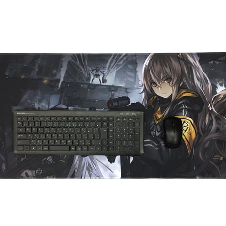 【404小隊】9０ｃｍ　ｘ　４０ｃｍ特大マウスパッド　 キーボードマット