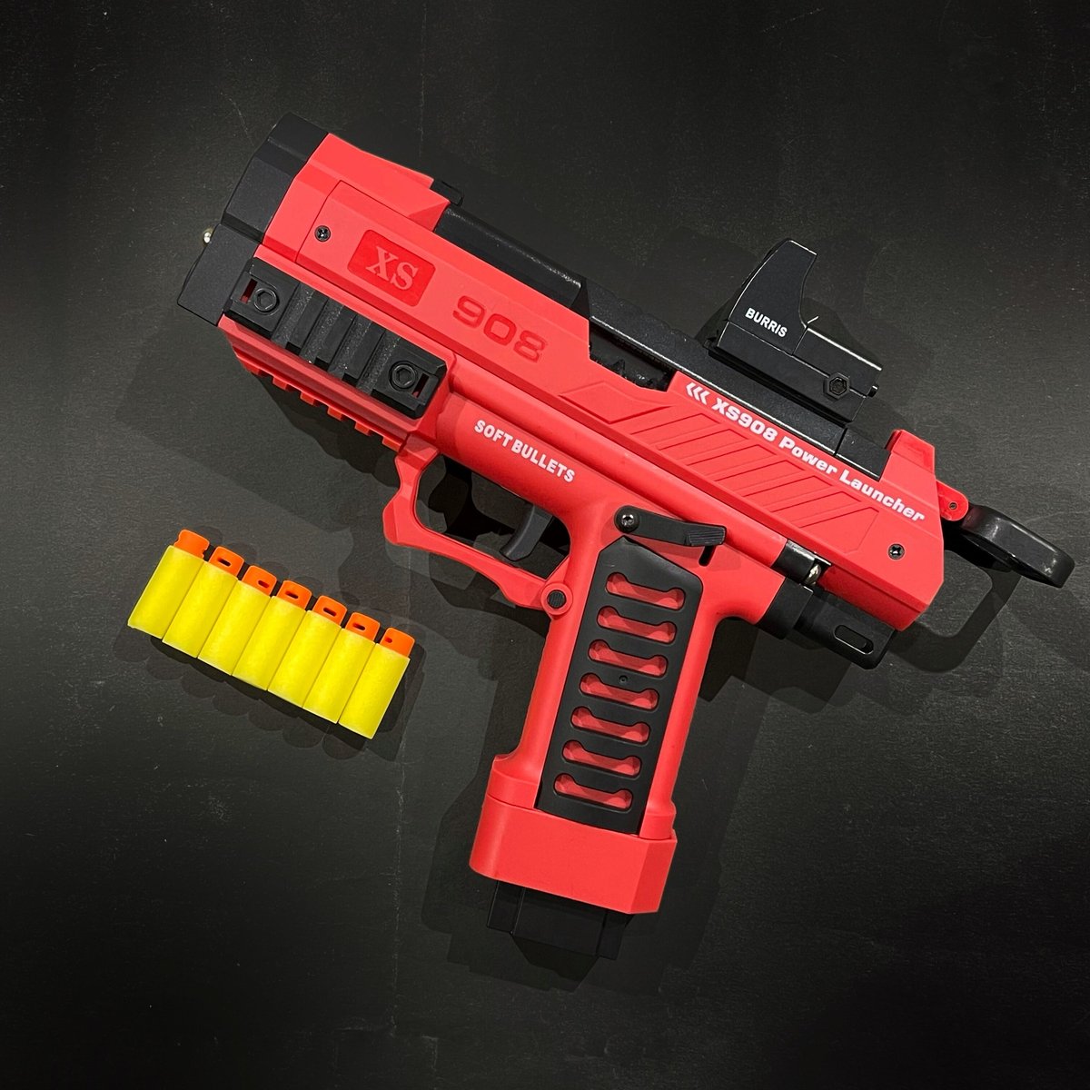 ラジコン トイガン ５点 まとめ売り XS908・PowerLauncher】ショートダーツ・エアコッキング拳銃型