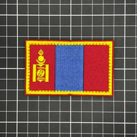 【Mongolia・モンゴル】 国旗・地域旗　ベルクロワッペン