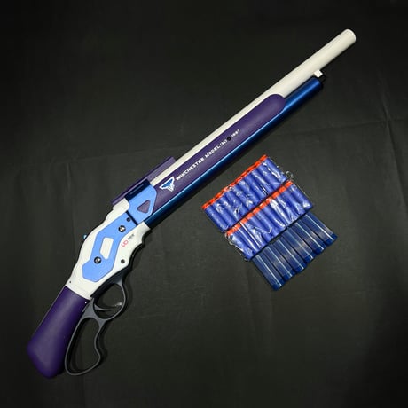 【薬莢6発・ダーツ20発セット】UDL・1887スポンジダーツ・単発式レバーアクショントイガン