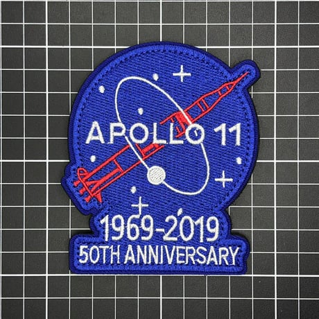 【APOLLO 50th】アポロ50周年　記念章パッチ　ベルクロワッペン