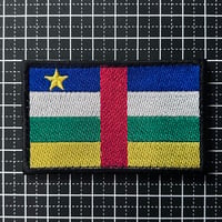 【中央アフリカ ・ Central African Republic】 国旗　ベルクロワッペン