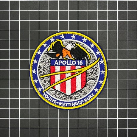 【アポロ16号】 APOLLO NASA 記念章　パッチ　ベルクロワッペン
