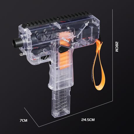 【UZI・SMG】電動ブラスター ダーツ１２発ｘ２種類付き