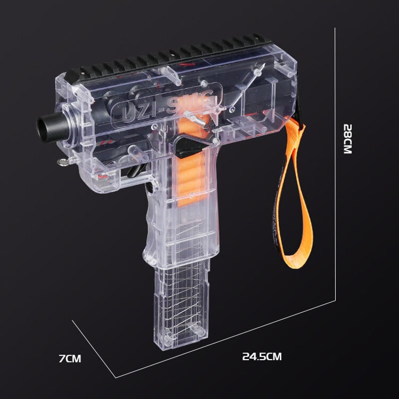 UZI・SMG】電動ブラスター ダーツ12発x2種類付き | 【臥龍商店