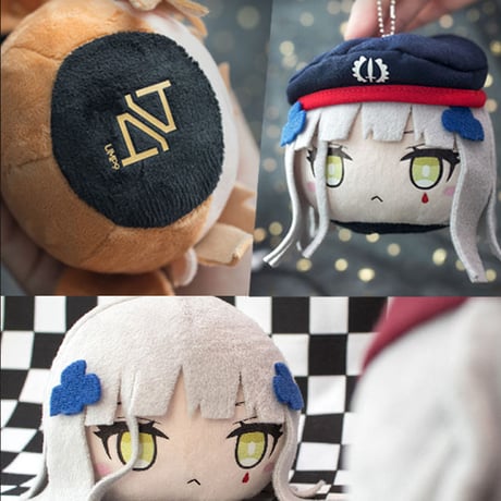 【少女前線】404小隊　ふんわり団子ぬいぐるみ　HK416　UMP9　UMP45　G11　公式グッズ