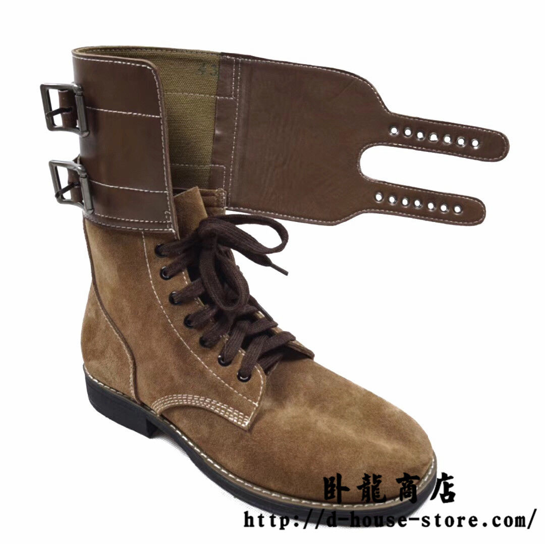 【WW2米軍】2バックルタイプ M1943ブーツ　レプリカ 複製品】WW2 米軍 2バックルブーツ | 【臥龍商店】輸入品玩具専門店