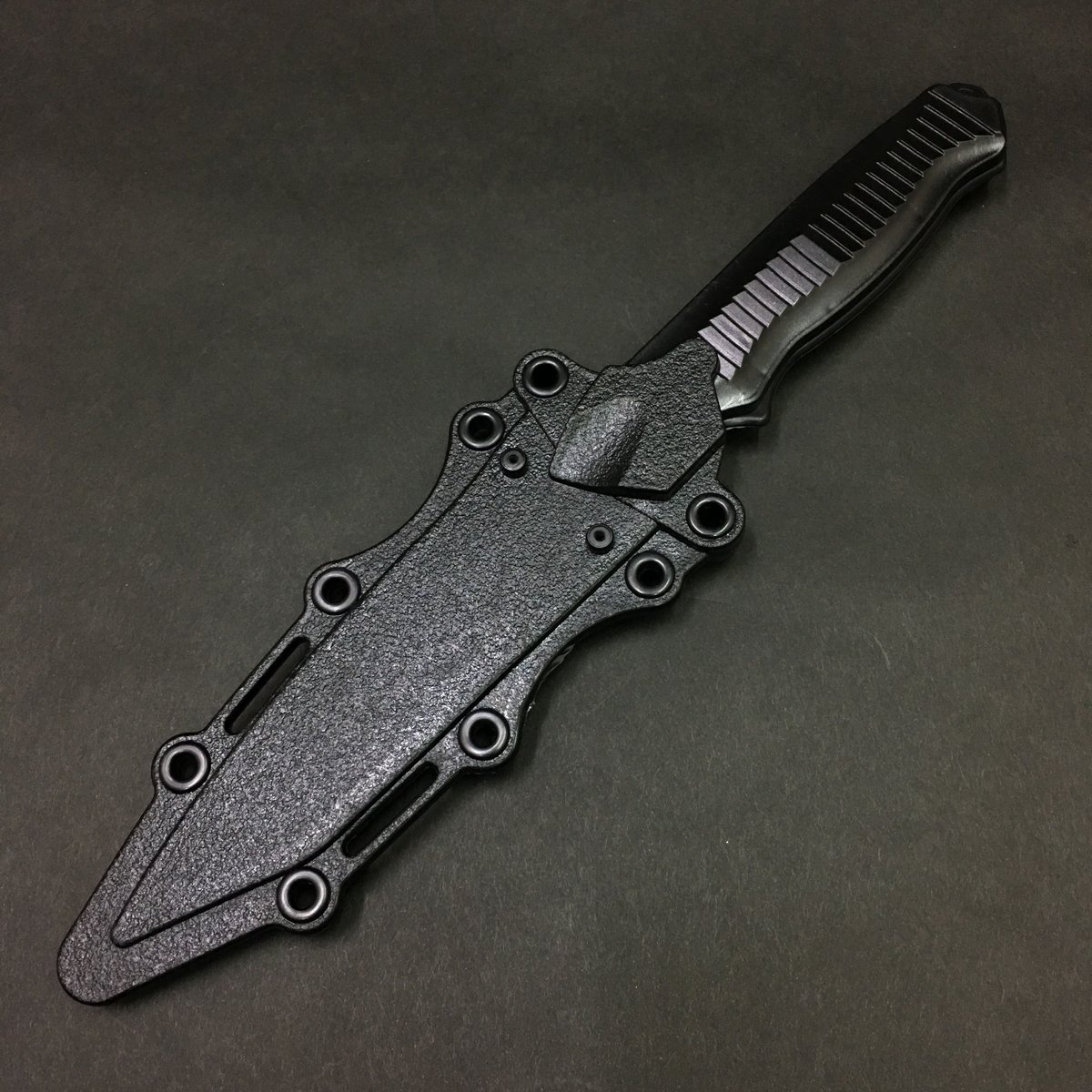 ブラック】ニムラバスタイプ ダミーナイフ ハードシース付 | 【臥龍