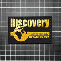 【Discovery Channel Networks Asia】エンブレム パッチ ベルクロワッペン マジックテープ