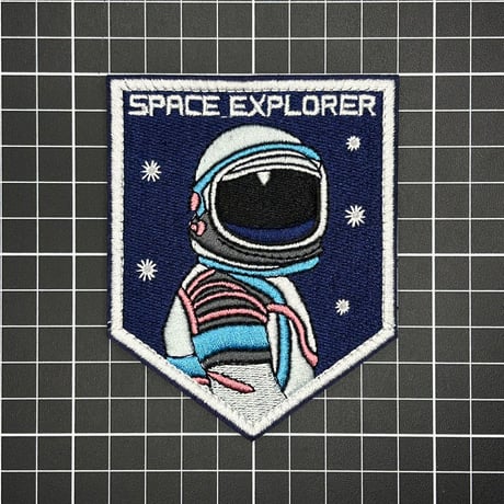 SPACE EXPLORER　NASA　記念章　パッチ　ベルクロワッペン
