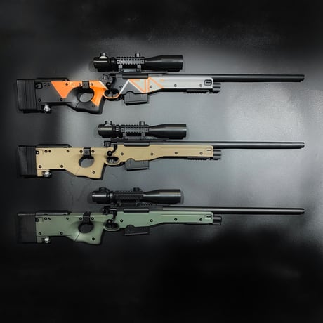 【JIEYING・AWM】L96A1風　3色　スポンジダーツ　ボルトアクション排莢トイガン