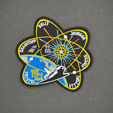 【STS134】宇宙輸送システム　Science,Technology and Society　記念章　パッチ　ベルクロワッペン