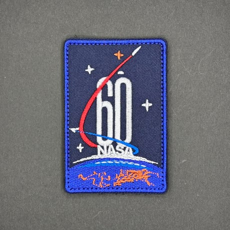 NASA60周年　記念章　パッチ　ベルクロワッペン