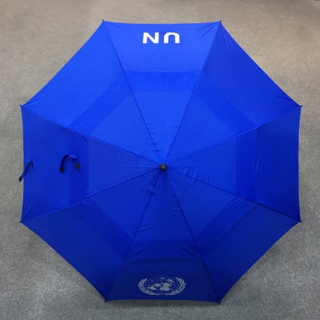 【特大】国連UN傘　八本骨　全長101cm　カバー付き