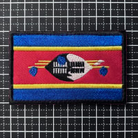 【 エスワティニ ・ Eswatini】 国旗　ベルクロワッペン