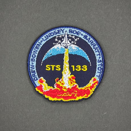 【STS133】宇宙輸送システム　Science,Technology and Society　記念章　パッチ　ベルクロワッペン