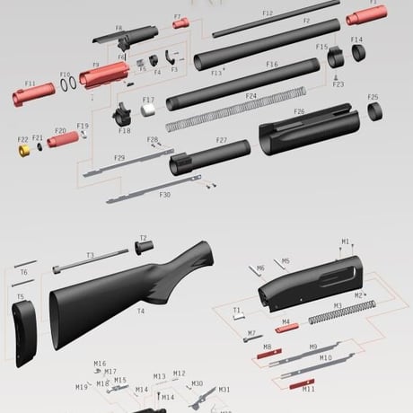 【AKA・R1】M870型　高品質スポンジダーツ・単発式ポンプアクションショットガン