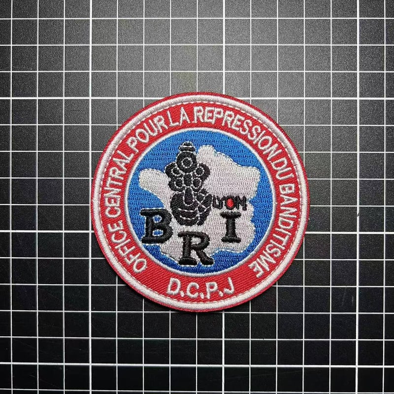 フランス国家警察 BRI（捜査介入部隊）DCPJ/OCRTIS 記念章 パッチ