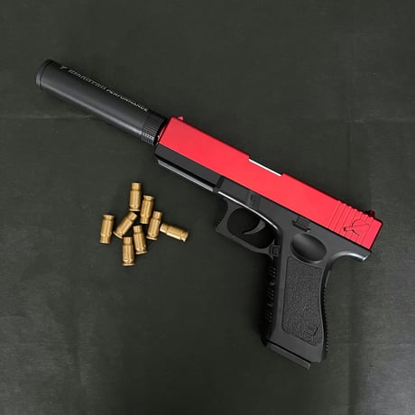【力維玩具・GLOCK18】スポンジダーツ・エアコッキングピストル