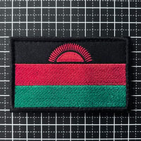 【マラウイ ・ Malawi】 国旗　ベルクロワッペン
