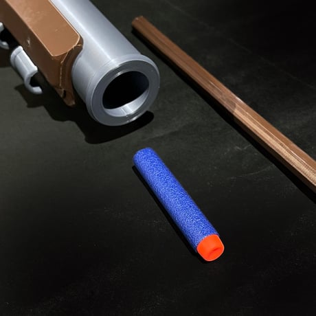 【3Dプリンター製品】前装式マスケット銃風ブラスター　装弾数1発