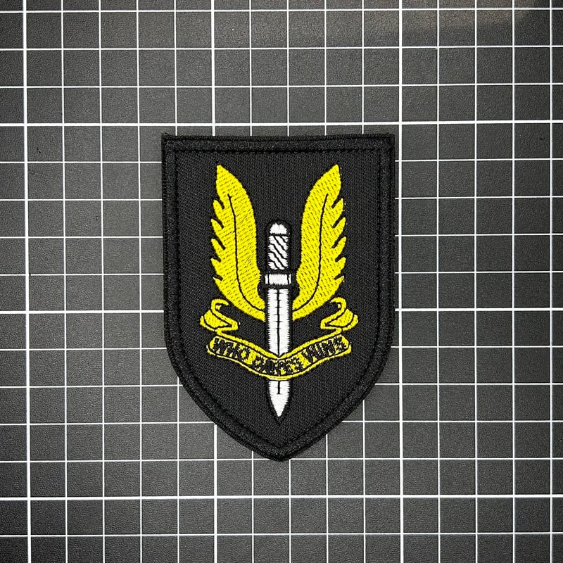 ミリタリーベルクロワッペン・SAS 記念章 パッチ ベルクロワッペン