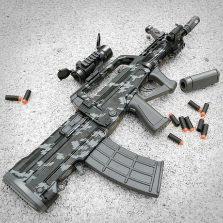 【SBL・QBZ-95】電動スポンジダーツトイガンブラスター