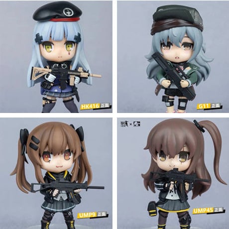 【RingToys】少女前線４０４小隊　二頭身戦術人形フィギュア 公式グッズ