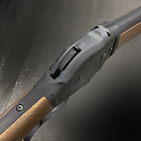【リアルウッド風塗装】UDL・1887ロングストック　スポンジダーツ・単発式レバーアクショントイガン