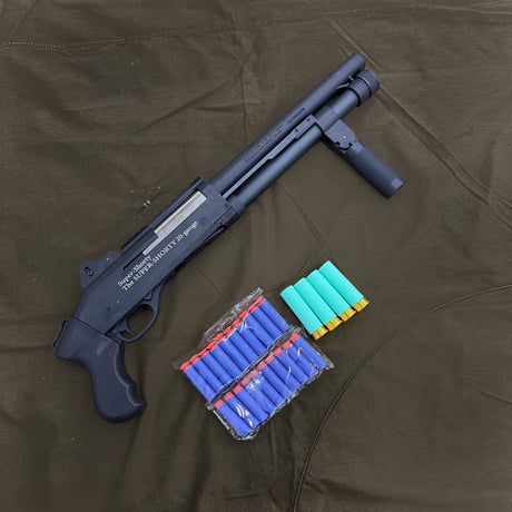 【破損しやすいため再入荷しません】M860 Super Shorty ソードオフ.ver スポンジダーツ・単発式ポンプアクションショットガン