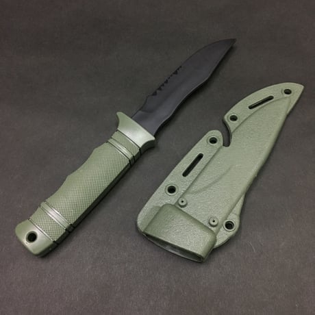 【グリーン】M37 SEAL PUP　レプリカ　サバイバル　ダミーナイフ　ハードシース付