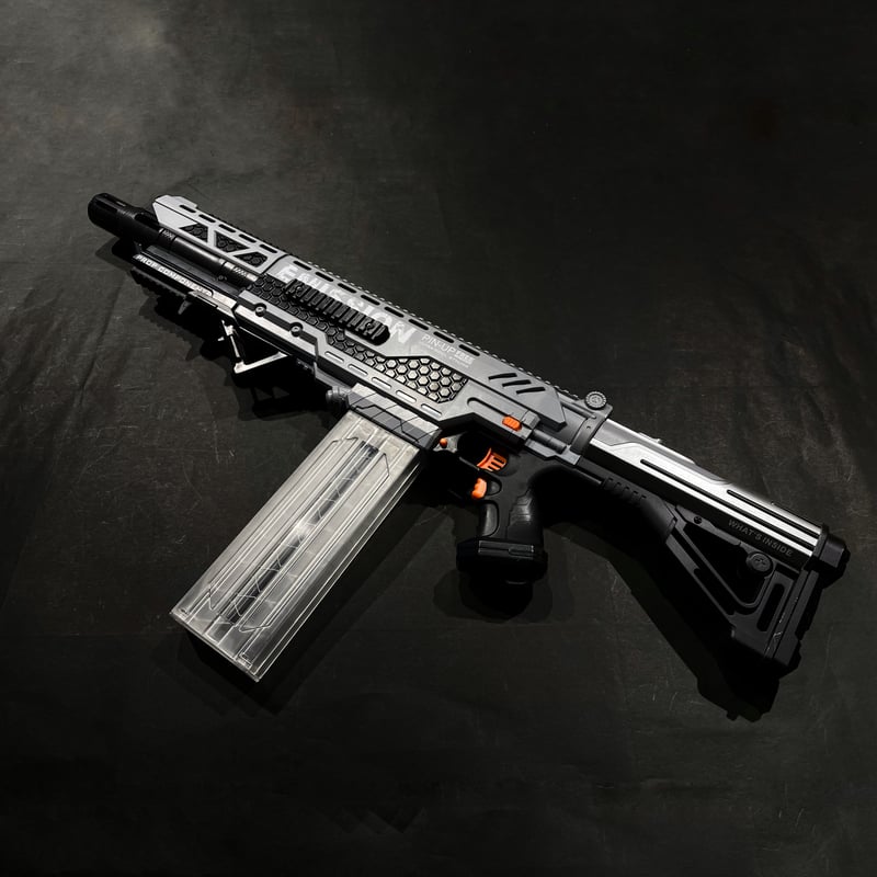 V6 電動フライホイール式ハイサイクルブラスター(ナーフ互換電動ブラスター) V6】電動フライホイール式ハイサイクルブラスター | 【臥龍商店