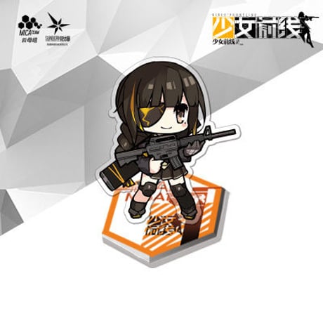 【少女前線　AR小隊】　M4A1　M16A1　AR15　SOP2　RO635 擬人キャラクター　立てるキーホルダー