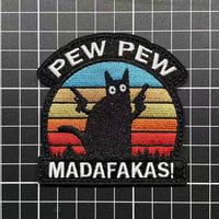 【PEW　PEW　MADAFAKAS!】ベルクロワッペン マジックテープ　パッチ