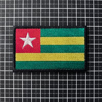 【トーゴ ・ Togo】 国旗　ベルクロワッペン
