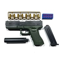 【力維玩具・GLOCK18】スポンジダーツ・エアコッキングピストル