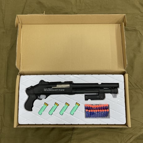 【破損しやすいため再入荷しません】M860 Super Shorty ソードオフ.ver スポンジダーツ・単発式ポンプアクションショットガン