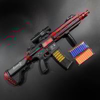 LEHUI・MG3】電動スポンジダーツトイガン ドラムマガジン・ガン