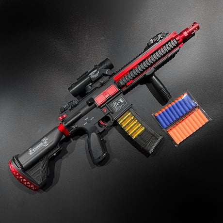 【HANDI・M416】電動フルオート連続排莢・スポンジダーツ・アサルトライフル型トイガン