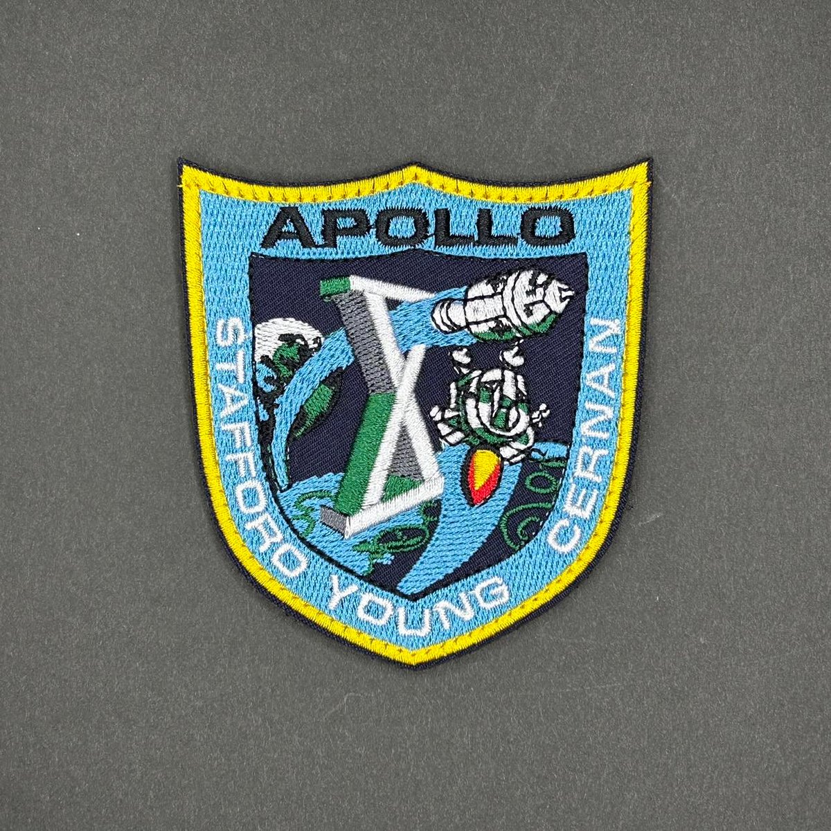 アポロ10号】 APOLLO NASA 記念章 パッチ ベルクロワッペン アポロ10号】 APOLLO NASA 記念章 パッチ ベルクロワッペン