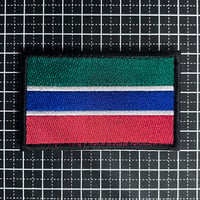 【ガンビア ・ Gambia / The Gambia】 国旗　ベルクロワッペン