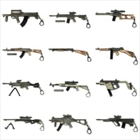 銃器　金属製キーホルダー